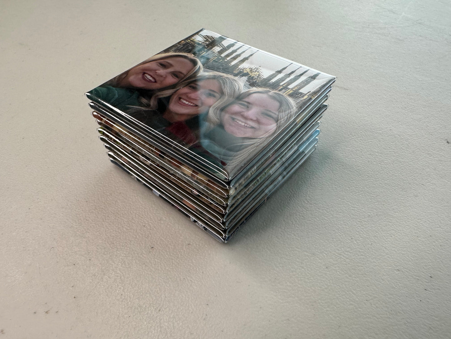 Custom 2"x 2" Square Photo Magnets (Pack of 9)